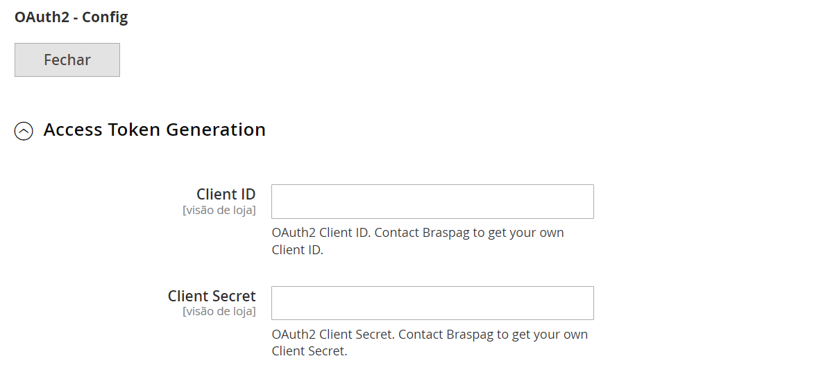 OAuth2 - Config